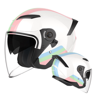 新国标3C认证凤凰电动车头盔女电瓶摩托车安全帽四季通用款全盔男