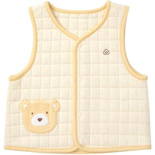 全棉时代婴儿马甲春夏儿童坎肩宝宝四季针织马甲男女童婴幼儿背心