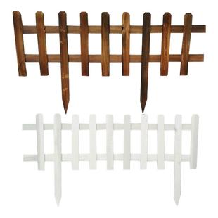 户外防腐木栅栏菜园子庭院花池花坛乡村花园围栏篱笆小院装饰隔断