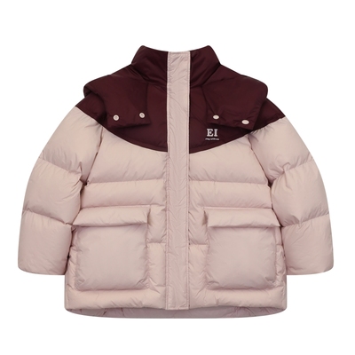 ei童装女童连帽羽绒服