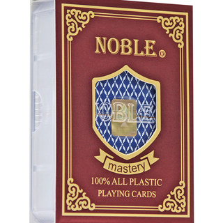 塑料扑克牌PVC防水防折可水洗国高NOBLE双面磨砂耐磨朴克梭哈