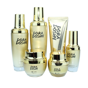 朵拉朵尚富勒烯套装洁面水乳霜精华面霜补水保湿抗皱去黄提亮