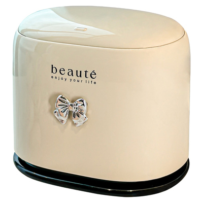 杜琥带盖按压式桌面垃圾桶迷你