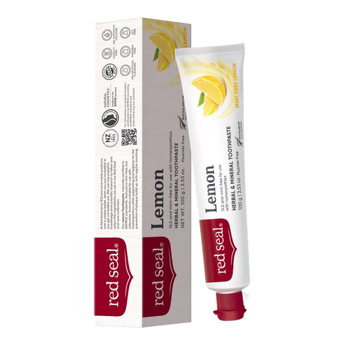 【1支】redseal红印柠檬牙膏升级Nature版洁牙清新口气无氟无SLS