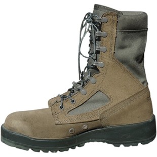 Belleville百利威600st战术作战靴男透气高帮陆战靴钢头美产