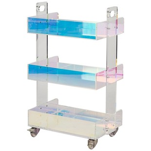 亚克力沙发边几网红推车床头柜桌子小茶几创意可移动轻奢高级感