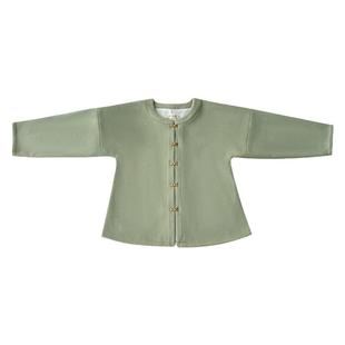 十里七巷 小豆糕 明制原创设计650G重磅毛呢外套弓袋袖对襟汉服冬