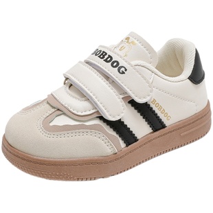 巴布豆童鞋男童鞋子2025新款春季男宝宝板鞋小童开春鞋儿童学步鞋