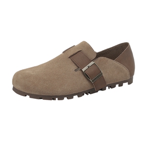 卓诗尼软底复古勃肯鞋女款2024新款秋季平底单鞋不累脚一脚蹬女鞋