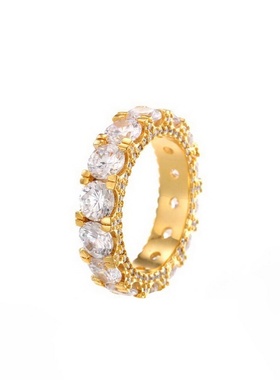 新款黑怕hiphop时尚高闪aaa锆石