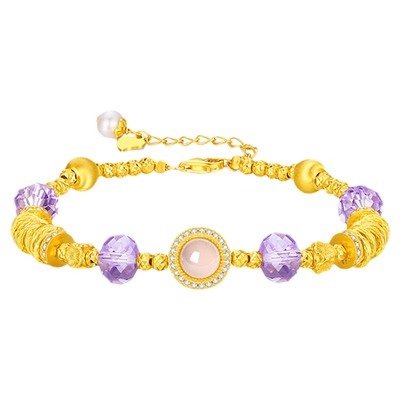 【新年礼物】周大生碎银子手链