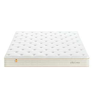 喜临门城市爱情独袋轻音弹簧床垫抗菌防螨偏软床垫国补 大白Lite