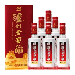 泸州老窖八年窖头曲和之礼52度整箱装500ml*6瓶浓香白酒