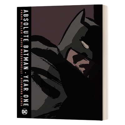 英文原版 Absolute Batman Year One 蝙蝠侠第一年绝对收藏版 DC漫画 精装 英文版 进口英语原版书籍