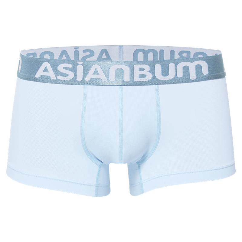 Asianbum网眼透气丝滑平角内裤