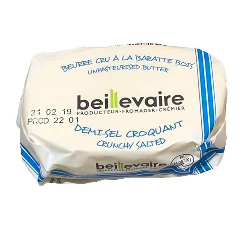 法国进口Beillevaire冰激凌手工黄油 原味125g 家用食材烘焙牛排