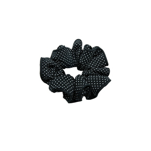 韩系高级感波点缎面大发肠圈氛围感丸子头低马尾发绳女发饰头绳