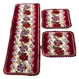 加厚防滑实木毛绒沙发垫老式木沙发座垫冬季春秋椅坐垫联邦椅坐垫