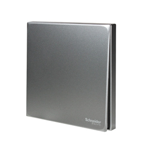 施耐德开关插座皓呈系列灰色四孔家用带USB一开5五孔86型面板多控