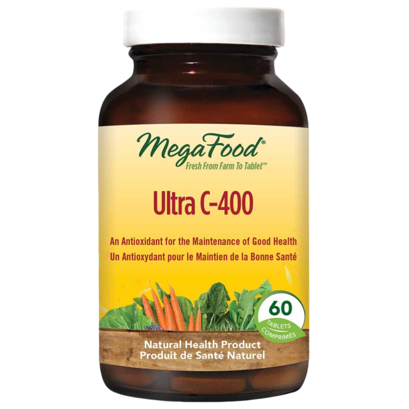 加拿大 MegaFood Ultra C-400 复合维生素C 有机植物提取 60粒