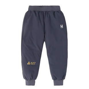 胖胖象中大童保暖羽绒裤2025冬季新款男女童休闲外穿加厚鸭绒长裤