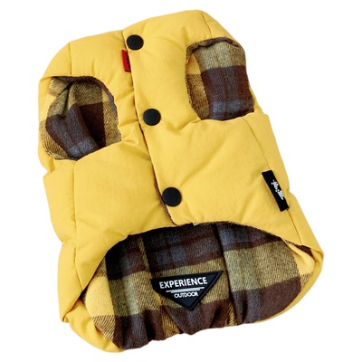 【小狗狗秋冬双面穿马甲可牵引】