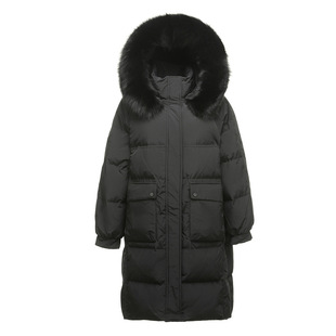 300特大码羽绒服女200斤2025新款冬季胖mm中长款加厚加肥加大外套