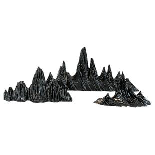 仿真微缩场景灵璧石沙盘场景制作树脂山体模型成品摆件手工造景