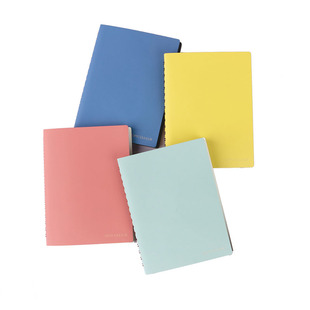 日本满乐文maruman冥想系双线圈笔记本防水耐脏个性色彩3mm方格 A5 A6 笔记本