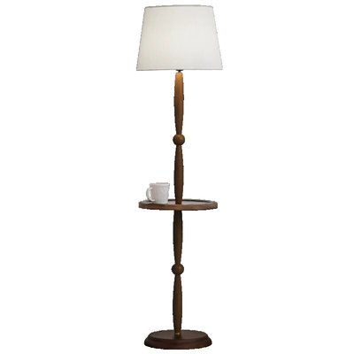 美式轻奢高颜值置物立式落地台灯