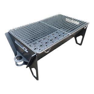 新款庭院烧烤架户外家用小型折叠便携加厚围炉烧烤炉露营室内炭火