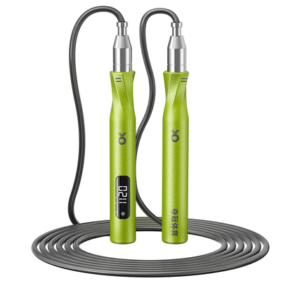 夺冠儿童竟速跳绳钢丝计数跳绳