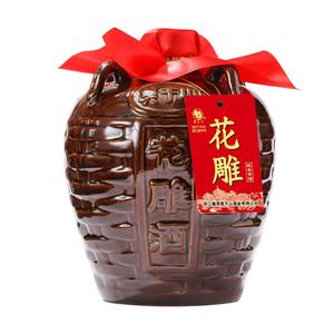 莫干山黄酒正宗浙江花雕酒3斤坛装15度半干陈酿加饭酒老酒米酒