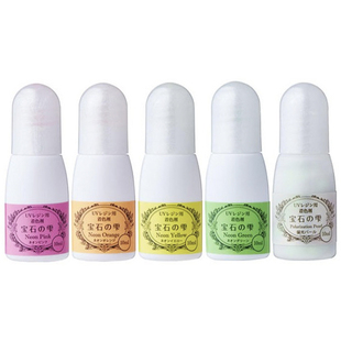 PADICO帕蒂格UV胶荧光着色剂偏珍珠光宝石调色滴胶色精上色海绵台