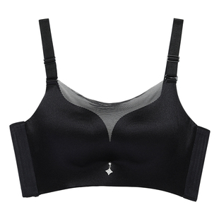 防走光无钢圈无痕抹胸式加厚文胸聚拢性感小胸罩女裹胸夏薄款内衣
