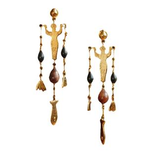 SALE E PEPE 纯银马戏团耳环 原创小众经典银饰设计师耳钉 默叙