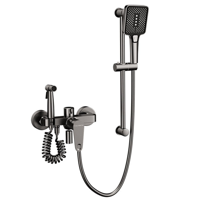 包安装淋浴花洒套装家用洗澡喷头浴室卫生间简易无顶喷全铜沐浴器