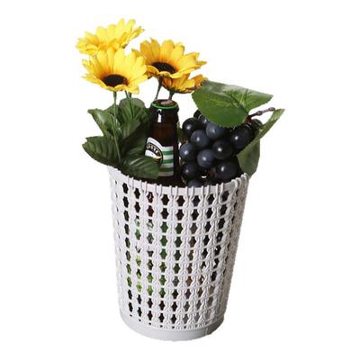 杂物桌面收纳筐塑料多功能家用