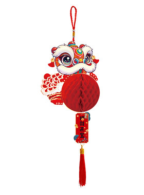 佰聚鑫2025新年挂件立体灯笼装饰