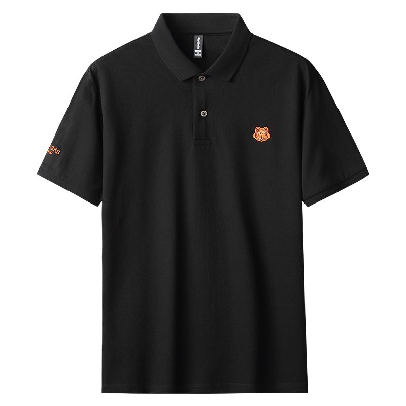 夏季短袖Polo衫男士加肥加大碼翻領(lǐng)半袖T恤中年胖子寬松夏天純棉t