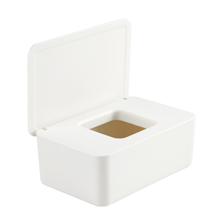 口罩盒收纳盒大容量口鼻罩暂存口罩盒子随身携带家用湿纸巾盒带盖