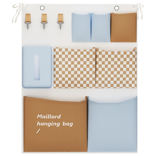 学生宿舍收纳挂袋床上铺好物床帘墙上门后挂壁悬挂式收纳袋置物袋