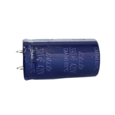 电解电容化工400V390uF105度牛角