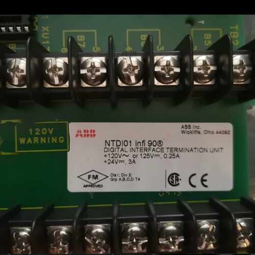 议价ABB端子板NTDI01全新正品