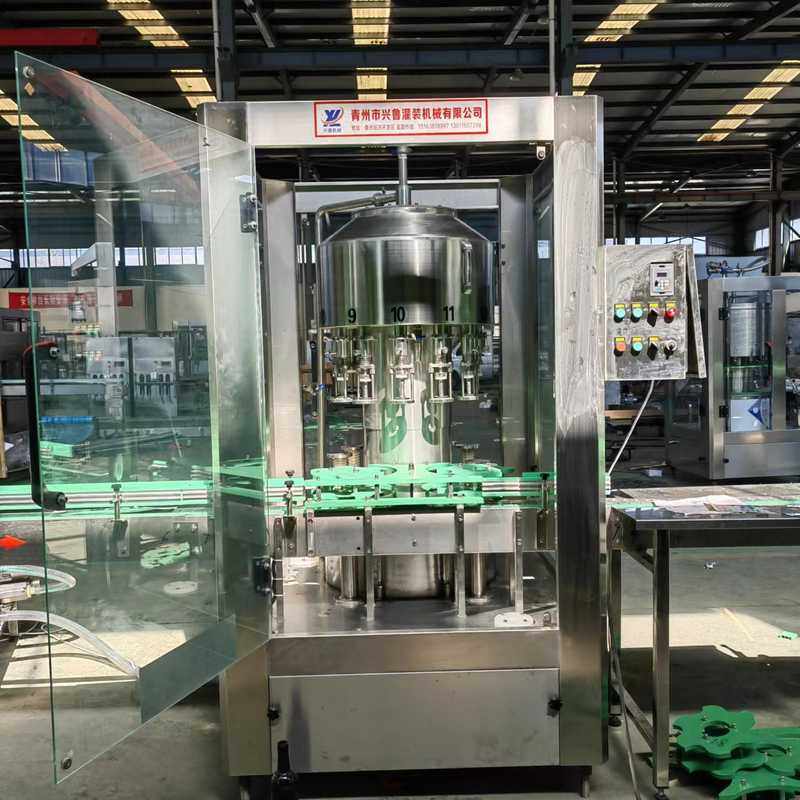 一体式葡萄酒灌装机全自动负压红酒灌装流水线智能液体高速灌装机