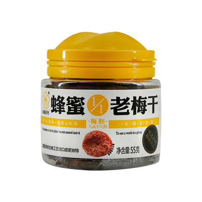 梅饴馆1/1老梅干蜂蜜味55g*1罐