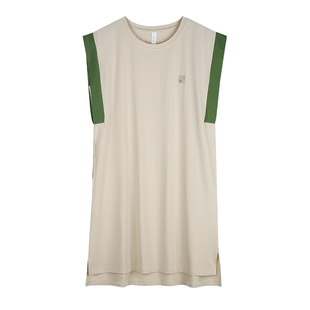 轩靓2026新款睡裙女士夏季薄款莫代尔棉背心睡衣家居服大码连衣裙