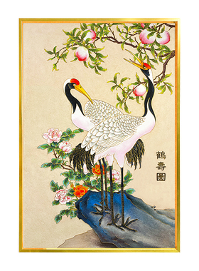 景韵阁掐丝珐琅画生日礼物手工画