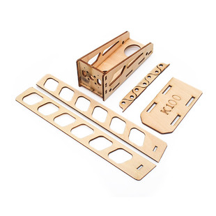 KEYIUAV纸飞机1米翼展用电机座支架木质三角翼diy遥控航模固定翼