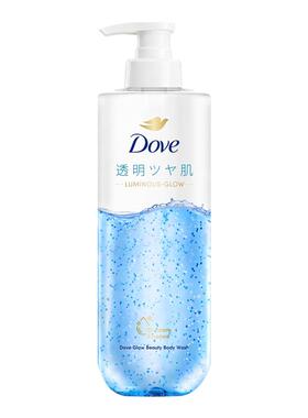 屈臣氏多芬水光美肌系列沐浴露550g磨砂膏220g温和透亮氨基酸润肤